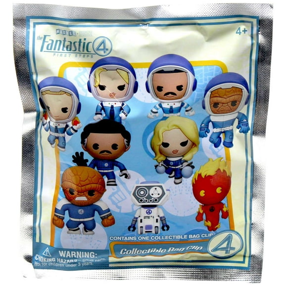 Monogram Marvel The Fantastic Four - Characters - 1pc 3D Figure Bag Clip Blind Bag