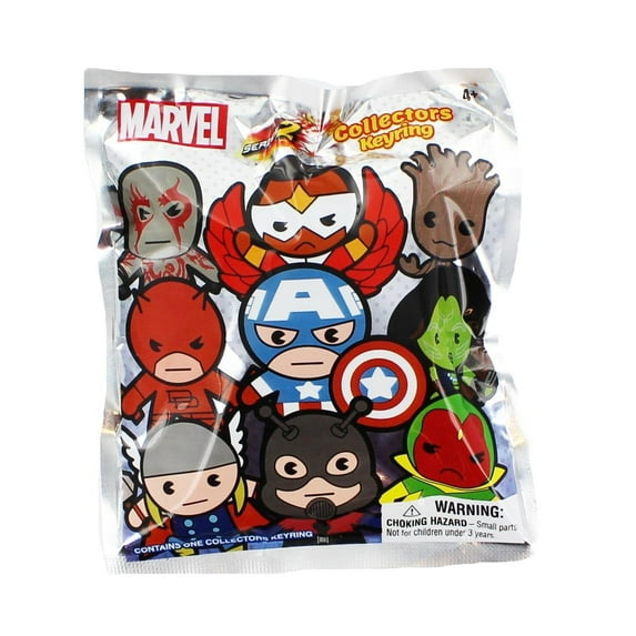 Marvel 3D Figural Keychain Marvel Series 2 Mini Figure Keyring Mystery Pack