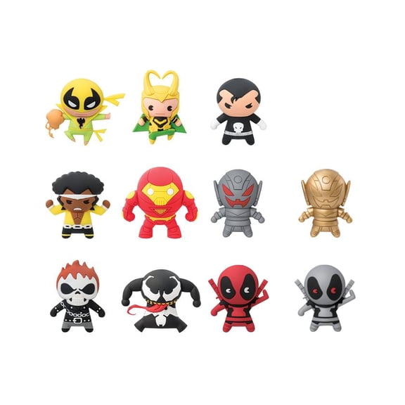 Marvel 3D Figural Keychain Marvel Series 3 Mini Figure Keyring Mystery Pack