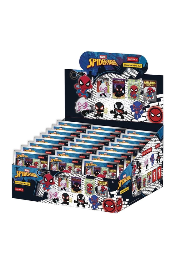 3D Figural Keyring Spider-Man Classic Series 2 Mystery Box [24 packs]