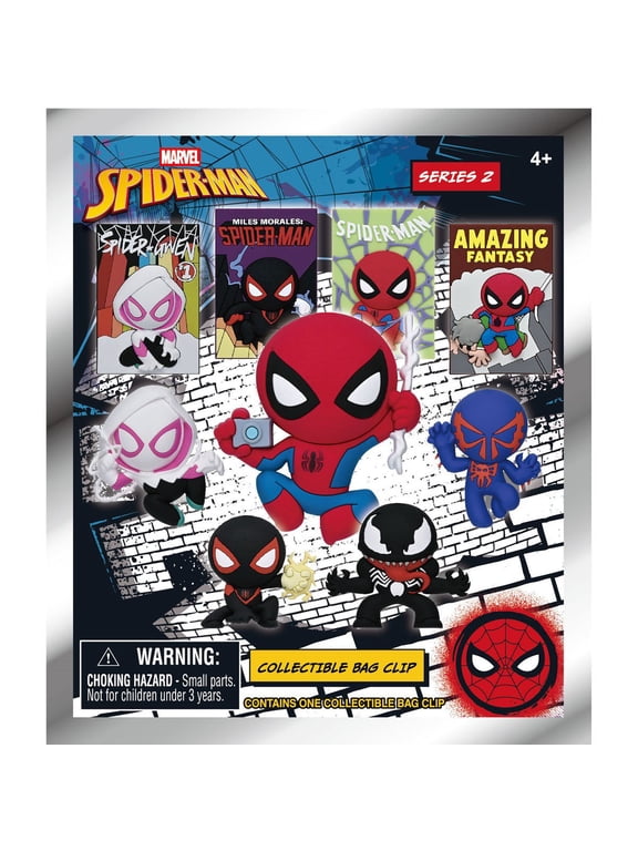Marvel 3D Figural Keyring Spider-Man Classic Series 2 Mystery Pack (1 RANDOM Figure)