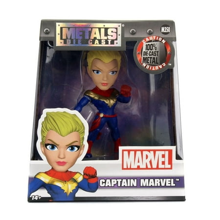 Marvel 4" Metals Diecast Captain Marvel Action Figure