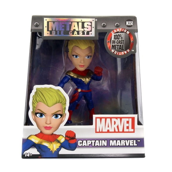 Marvel 4" Metals Diecast Captain Marvel Action Figure