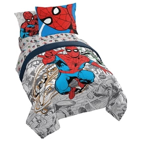 Marvel 5 Pieces Spider-Man Bedding Sets, Twin Size