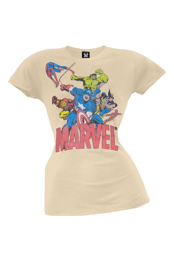 - 6 Heroes Tan Juniors T-Shirt - Large