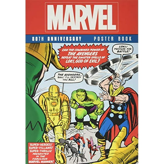 Marvel 80th Anniversary Poster Book (Paperback) by Jack Kirby