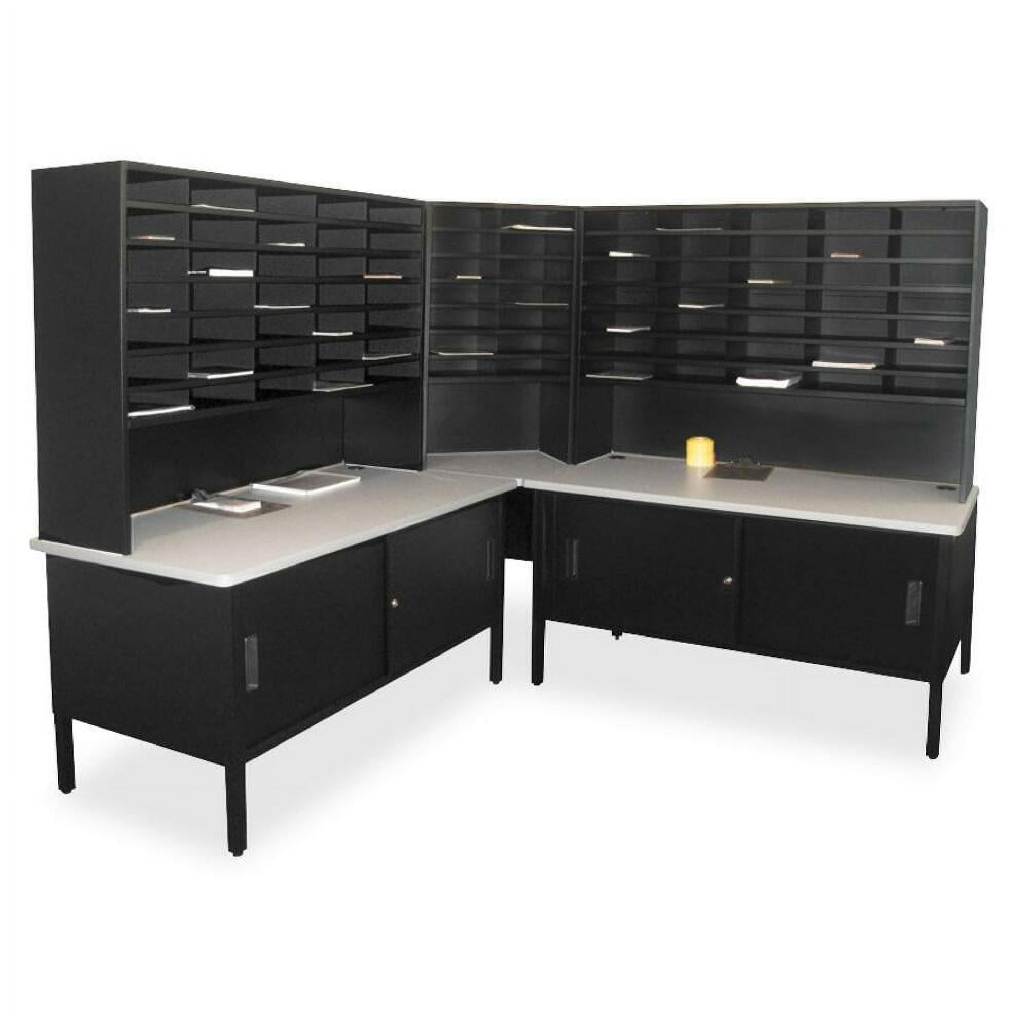 Marvel 84 Slot Corner Mail Room Organizer with Mail Storage