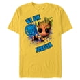 thumbnail image 1 of Marvel 85th Anniversary Groot Black Panther We Are Forever - Short Sleeve Blended T-Shirt for Adults - Customized-Yellow, 1 of 5