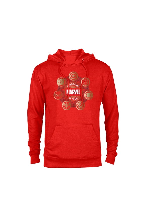 85th Anniversary Hero Icons Celebrating 85 Years - Pullover Hoodie for Adults - Customized-Red