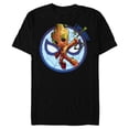 thumbnail image 1 of Marvel 85th Anniversary I Am Groot Spider-Man Impression - Short Sleeve Blended T-Shirt for Adults - Customized-Black, 1 of 5