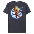 thumbnail image 1 of Marvel 85th Anniversary I Am Groot Spider-Man Impression - Short Sleeve Blended T-Shirt for Adults - Customized-Navy Heather, 1 of 5
