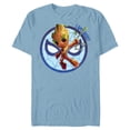 thumbnail image 1 of Marvel 85th Anniversary I Am Groot Spider-Man Impression - Short Sleeve Blended T-Shirt for Adults - Customized-Ocean Blue, 1 of 5