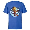 thumbnail image 1 of Marvel 85th Anniversary I Am Groot Spider-Man Impression - Short Sleeve T-Shirt for Kids - Customized-Royal, 1 of 5