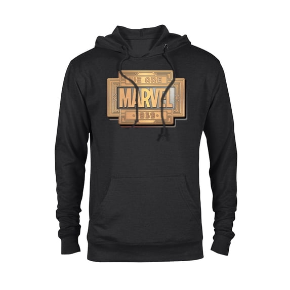 Marvel 85th Anniversary Logo Plate We Are Marvel 1939 - Pullover Hoodie for Adults - Customized-Black