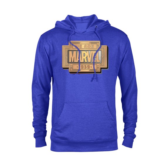 Marvel 85th Anniversary Logo Plate We Are Marvel 1939 - Pullover Hoodie for Adults - Customized-Royal