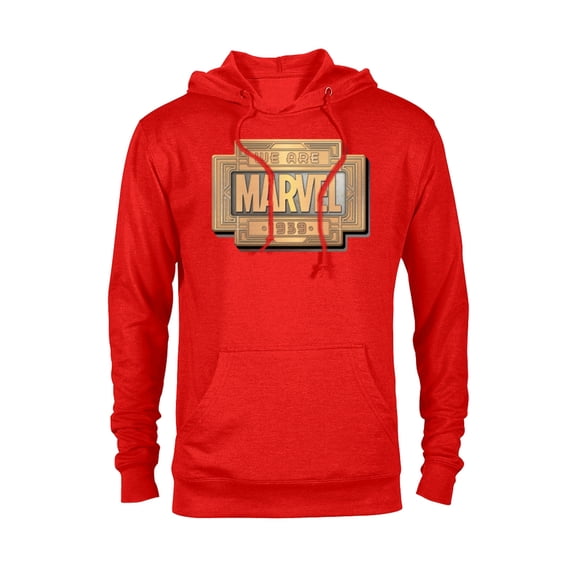 Marvel 85th Anniversary Logo Plate We Are Marvel 1939 - Pullover Hoodie for Adults - Customized-Red