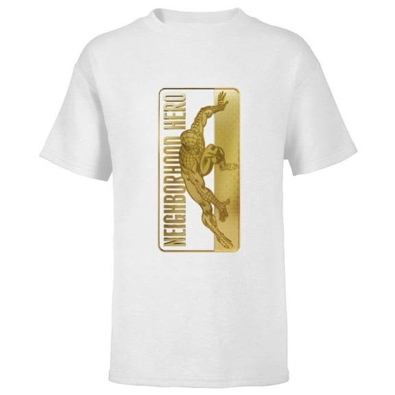 Marvel 85th Anniversary Spider-Man Neighborhood Hero - Short Sleeve T-Shirt for Kids - Customized-White