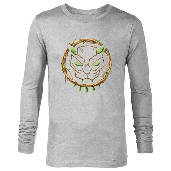 Marvel 85th Anniversary We Are Groot Black Panther Mask Logo - Long Sleeve T-Shirt for Men - Customized-Athletic Heather