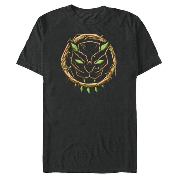Marvel 85th Anniversary We Are Groot Black Panther Mask Logo - Short Sleeve Blended T-Shirt for Adults - Customized-Dark Heather