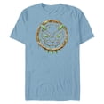 thumbnail image 1 of Marvel 85th Anniversary We Are Groot Black Panther Mask Logo - Short Sleeve Blended T-Shirt for Adults - Customized-Ocean Blue, 1 of 5