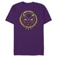 thumbnail image 1 of Marvel 85th Anniversary We Are Groot Black Panther Mask Logo - Short Sleeve Blended T-Shirt for Adults - Customized-Purple, 1 of 5