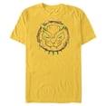thumbnail image 1 of Marvel 85th Anniversary We Are Groot Black Panther Mask Logo - Short Sleeve Blended T-Shirt for Adults - Customized-Yellow, 1 of 5