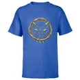 thumbnail image 1 of Marvel 85th Anniversary We Are Groot Black Panther Mask Logo - Short Sleeve T-Shirt for Kids - Customized-Royal, 1 of 5