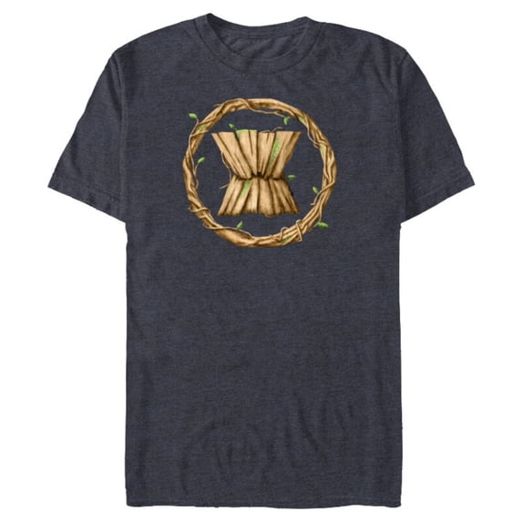 Marvel 85th Anniversary We Are Groot Black Widow Logo - Short Sleeve Blended T-Shirt for Adults - Customized-Navy Heather