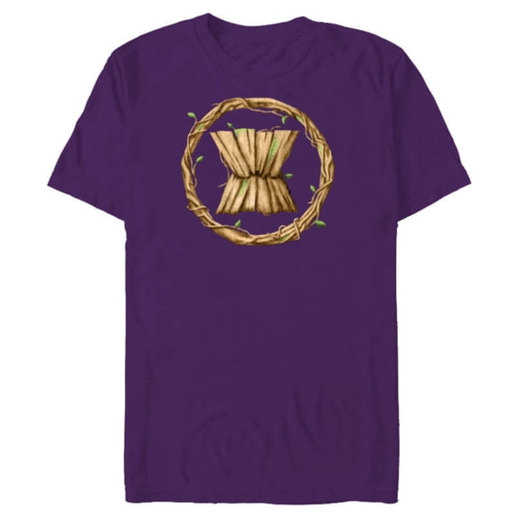 Marvel 85th Anniversary We Are Groot Black Widow Logo - Short Sleeve Blended T-Shirt for Adults - Customized-Purple