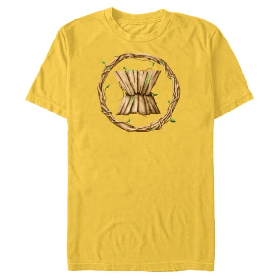 Marvel 85th Anniversary We Are Groot Black Widow Logo - Short Sleeve Blended T-Shirt for Adults - Customized-Yellow