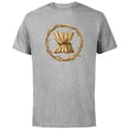 thumbnail image 1 of Marvel 85th Anniversary We Are Groot Black Widow Logo - Short Sleeve Cotton T-Shirt for Adults - Customized-Athletic Heather, 1 of 5