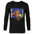 thumbnail image 1 of Marvel 85th Anniversary We Are Groot Captain America - Long Sleeve T-Shirt for Men - Customized-Black, 1 of 5