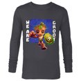 thumbnail image 1 of Marvel 85th Anniversary We Are Groot Captain America - Long Sleeve T-Shirt for Men - Customized-Charcoal Heather, 1 of 5