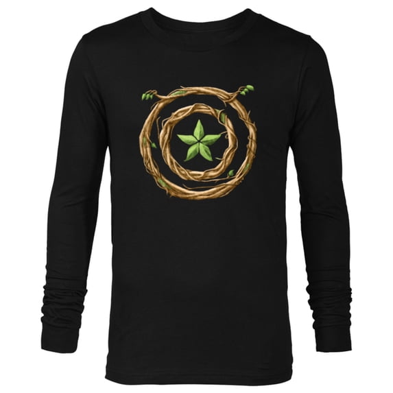 Marvel 85th Anniversary We Are Groot Captain America Shield - Long Sleeve T-Shirt for Men - Customized-Black
