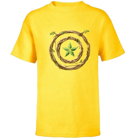 Marvel 85th Anniversary We Are Groot Captain America Shield - Short Sleeve T-Shirt for Kids - Customized-Yellow