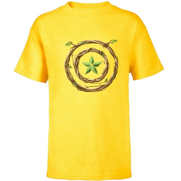 Marvel 85th Anniversary We Are Groot Captain America Shield - Short Sleeve T-Shirt for Kids - Customized-Yellow