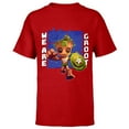 thumbnail image 1 of Marvel 85th Anniversary We Are Groot Captain America - Short Sleeve T-Shirt for Kids - Customized-Red, 1 of 5