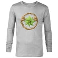 thumbnail image 1 of Marvel 85th Anniversary We Are Groot Captain Marvel Logo - Long Sleeve T-Shirt for Men - Customized-Athletic Heather, 1 of 5
