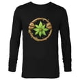 thumbnail image 1 of Marvel 85th Anniversary We Are Groot Captain Marvel Logo - Long Sleeve T-Shirt for Men - Customized-Black, 1 of 5