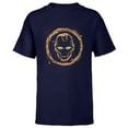thumbnail image 1 of Marvel 85th Anniversary We Are Groot Iron Man Helmet Logo - Short Sleeve T-Shirt for Kids - Customized-Navy, 1 of 5
