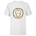thumbnail image 1 of Marvel 85th Anniversary We Are Groot Iron Man Helmet Logo - Short Sleeve T-Shirt for Kids - Customized-White, 1 of 5