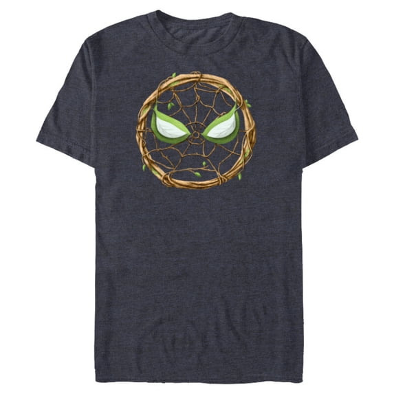 Marvel 85th Anniversary We Are Groot Spider-Man Mask Logo - Short Sleeve Blended T-Shirt for Adults - Customized-Navy Heather
