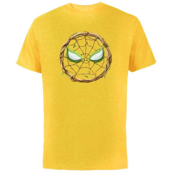 Marvel 85th Anniversary We Are Groot Spider-Man Mask Logo - Short Sleeve Cotton T-Shirt for Adults - Customized-Yellow