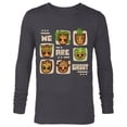 thumbnail image 1 of Marvel 85th Anniversary We Are Groot Super Hero Impressions - Long Sleeve T-Shirt for Men - Customized-Charcoal Heather, 1 of 5