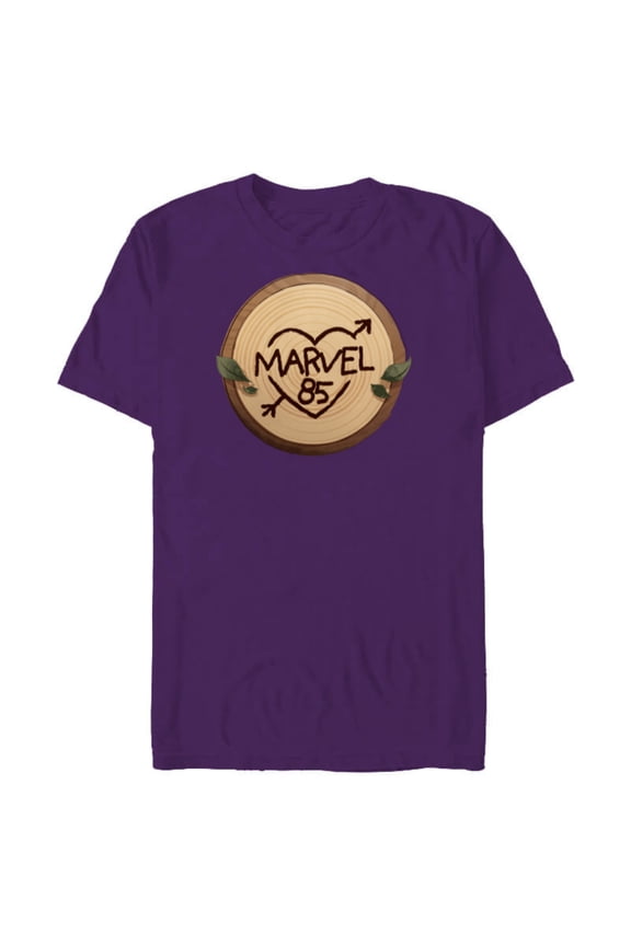 85th Anniversary We Are Groot Tree Stump 85 Heart - Short Sleeve Blended T-Shirt for Adults - Customized-Purple