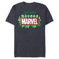 thumbnail image 1 of Marvel 85th Anniversary We Are Groot We Are Marvel Logo - Short Sleeve Blended T-Shirt for Adults - Customized-Navy Heather, 1 of 5