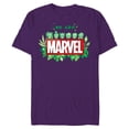 thumbnail image 1 of Marvel 85th Anniversary We Are Groot We Are Marvel Logo - Short Sleeve Blended T-Shirt for Adults - Customized-Purple, 1 of 5