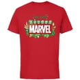 thumbnail image 1 of Marvel 85th Anniversary We Are Groot We Are Marvel Logo - Short Sleeve Cotton T-Shirt for Adults - Customized-Red, 1 of 5