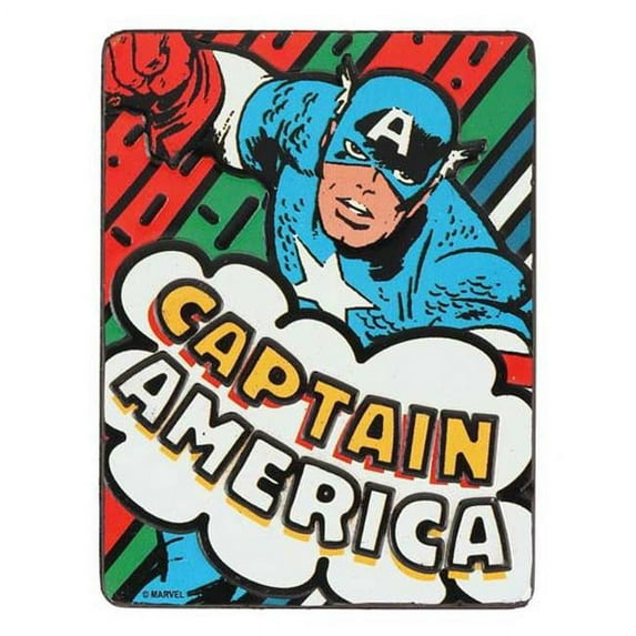 Marvel 90161141-S Captain America Embossed Tin Magnet