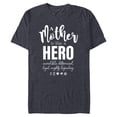 thumbnail image 1 of Marvel A Mother Is Like A Hero - Short Sleeve Blended T-Shirt for Adults - Customized-Navy Heather, 1 of 5